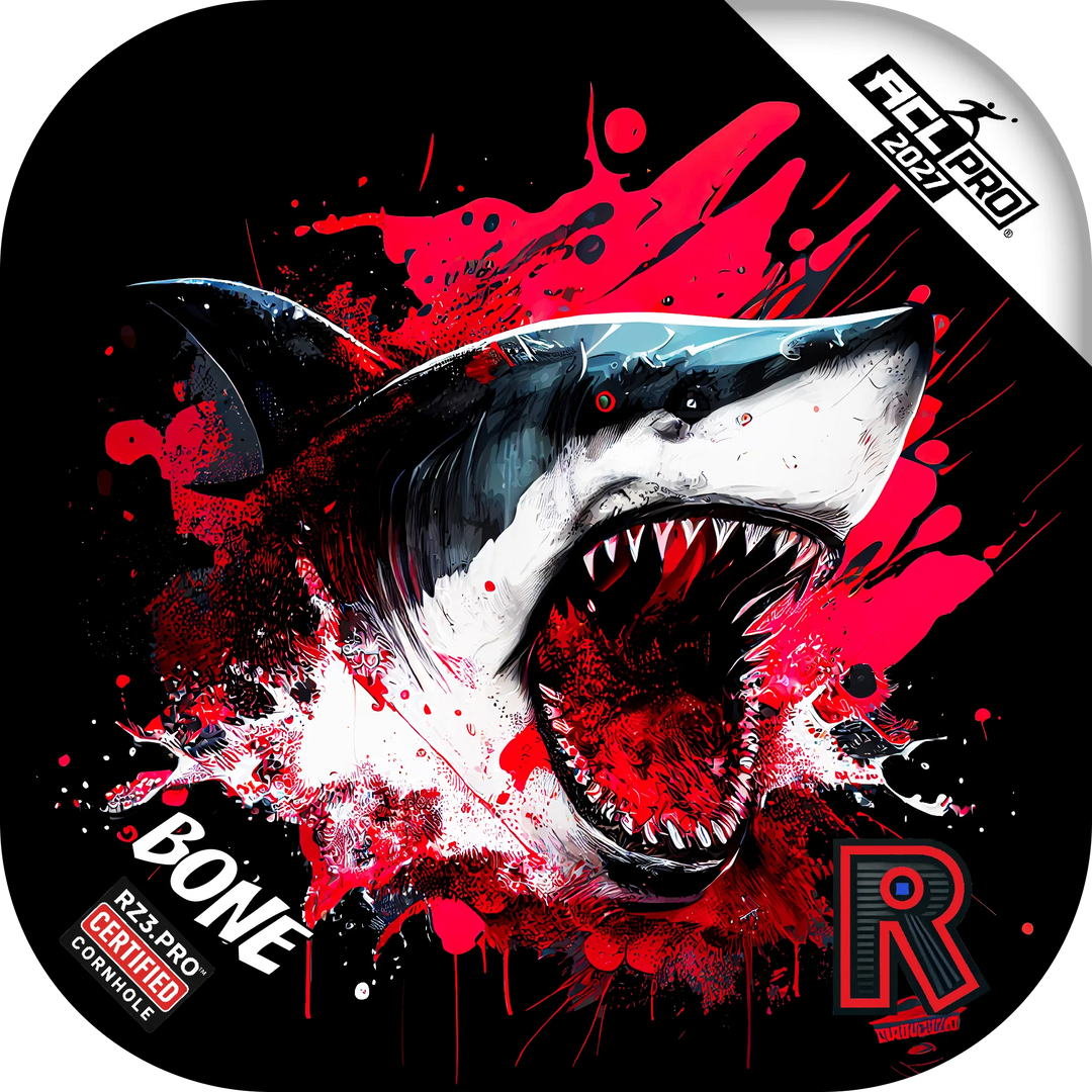 Bone PRO Shark Black Series Cornhole Bags