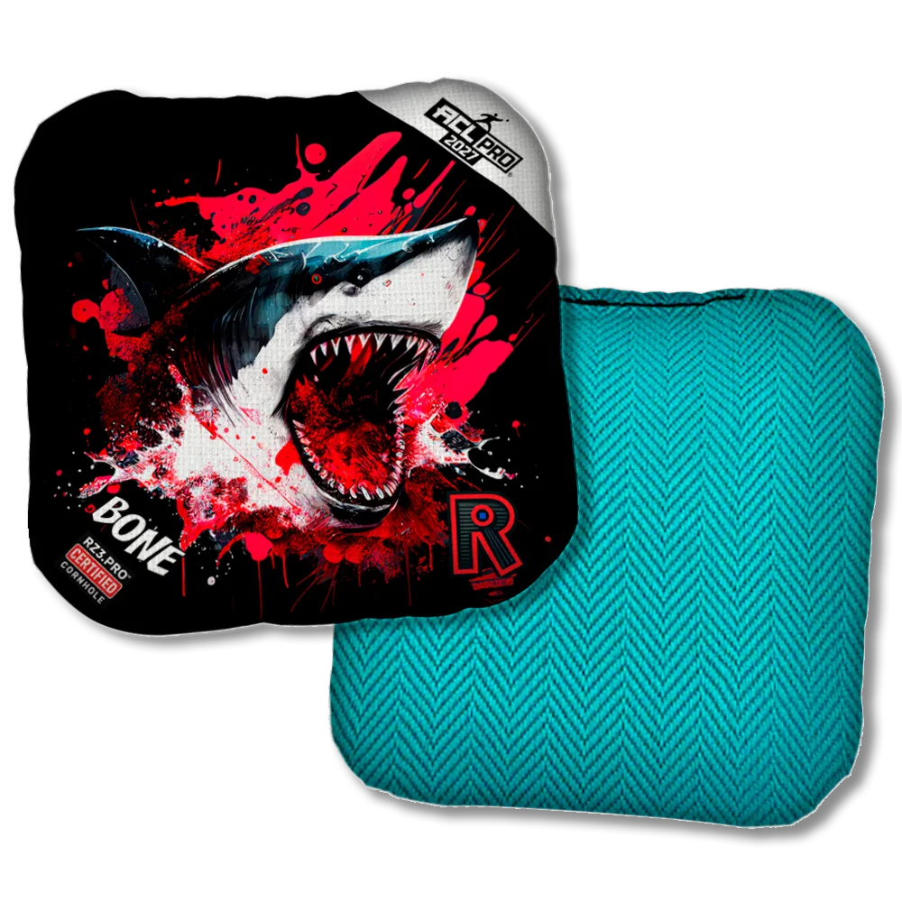 Bone PRO Shark Black Series Teal Back Product View