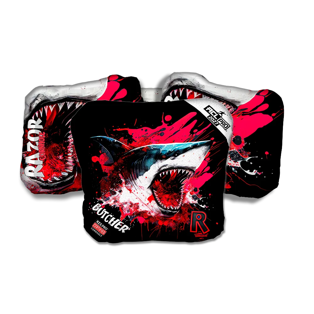 Butcher PRO Shark Black Series Cornhole Bags