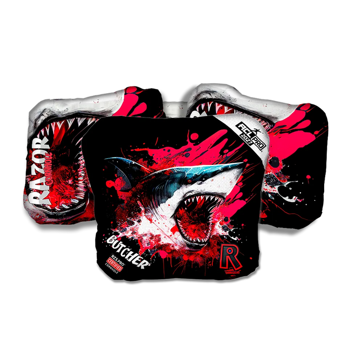 Butcher PRO Shark Black Series Cornhole Bags