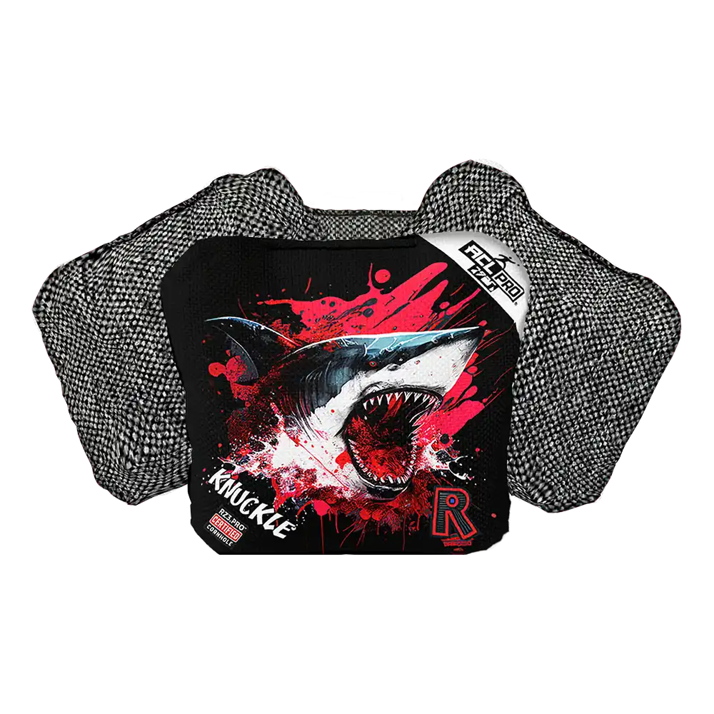 Knuckle | Shark Black Series | ACL PRO Razor Cornhole Bags