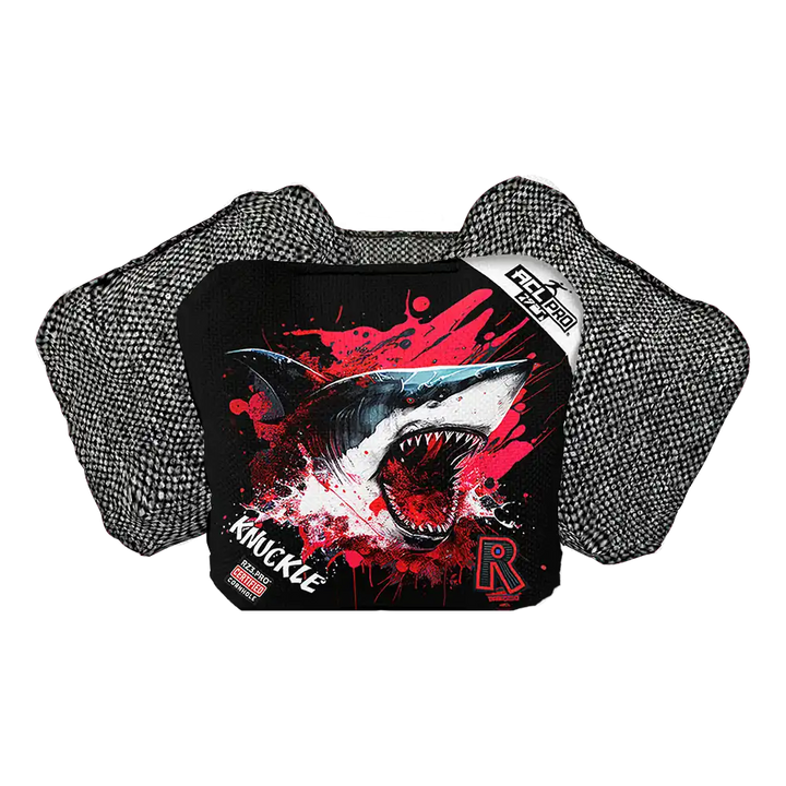 Knuckle | Shark Black Series | ACL PRO Razor Cornhole Bags