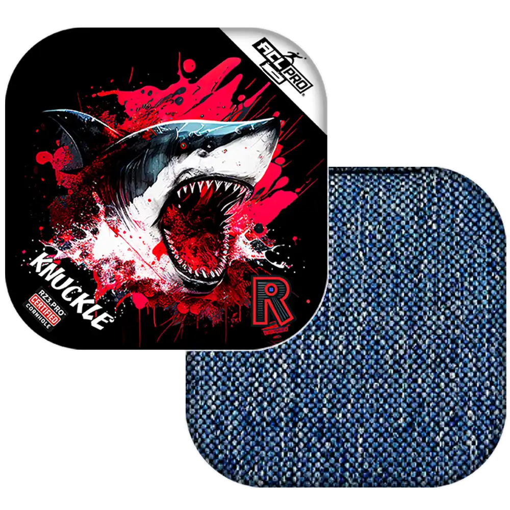 Knuckle | Shark Black Series | ACL PRO Razor Cornhole Bags