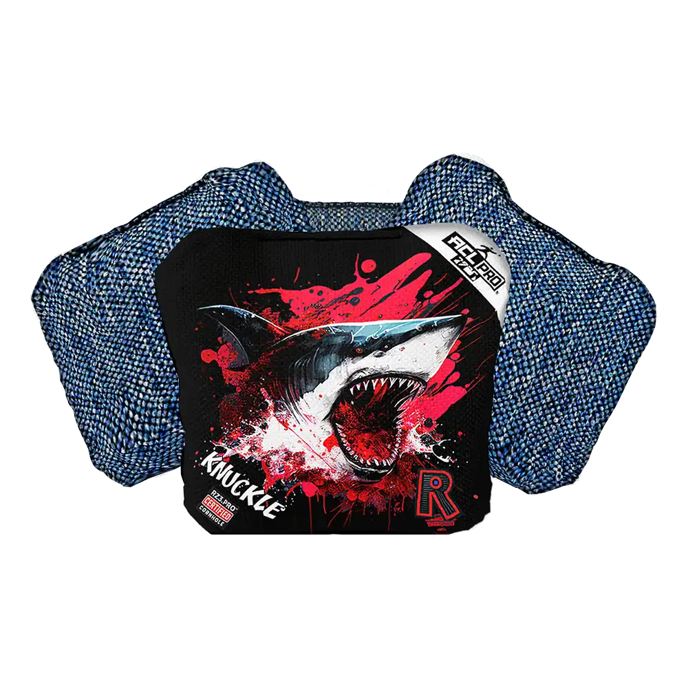 Knuckle | Shark Black Series | ACL PRO Razor Cornhole Bags