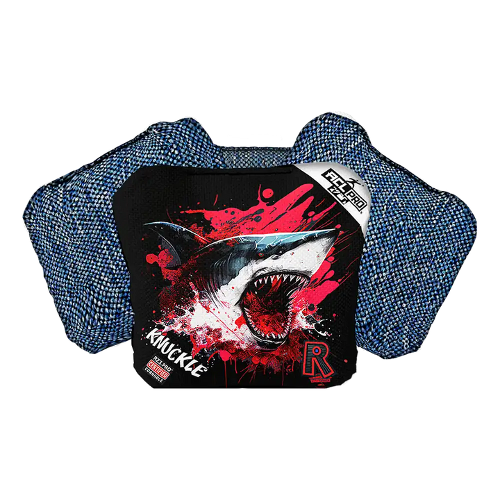 Knuckle | Shark Black Series | ACL PRO Razor Cornhole Bags