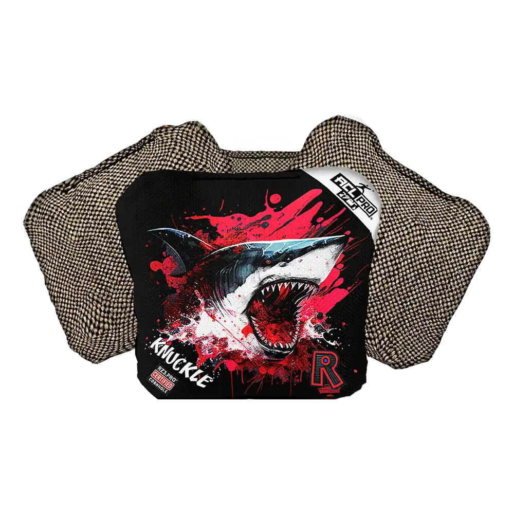 Knuckle | Shark Black Series | ACL PRO Razor Cornhole Bags