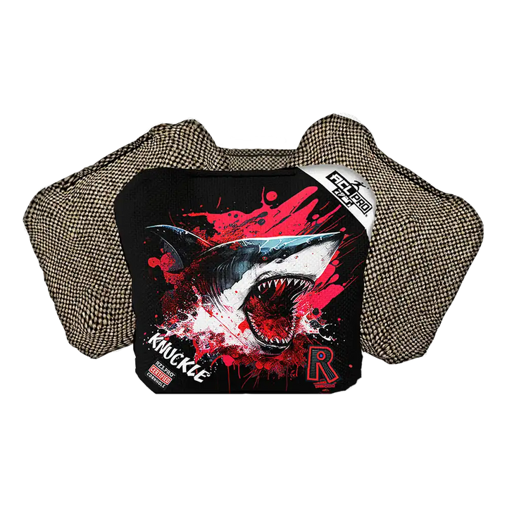 Knuckle | Shark Black Series | ACL PRO Razor Cornhole Bags