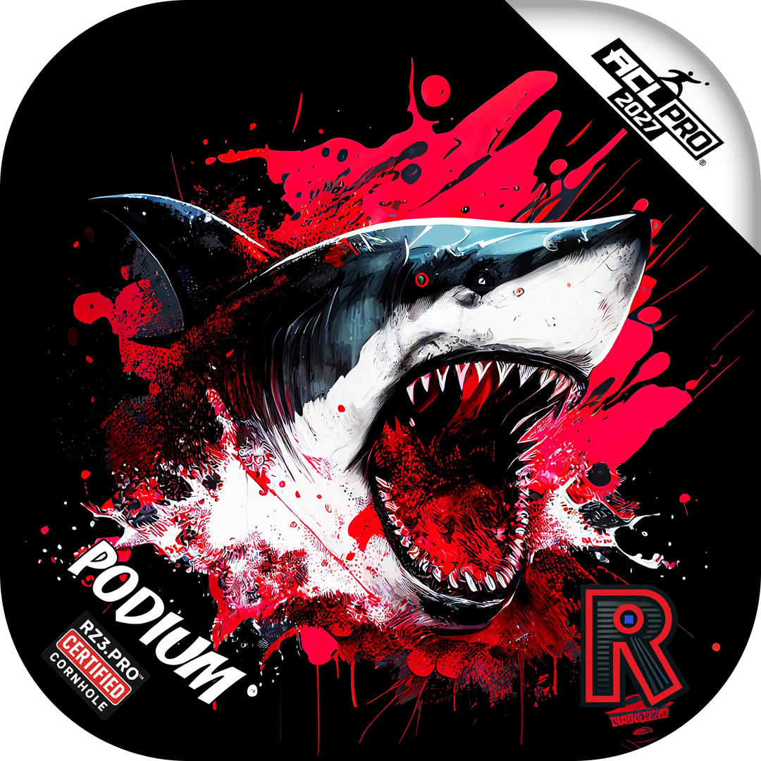 Podium PRO Shark Black Series Cornhole Bags