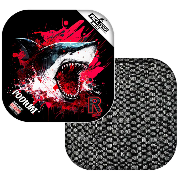 Podium | Shark Black Series | ACL PRO Razor Cornhole Bags