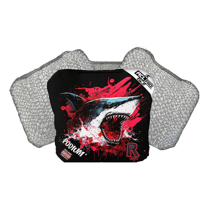 Podium | Shark Black Series | ACL PRO Razor Cornhole Bags