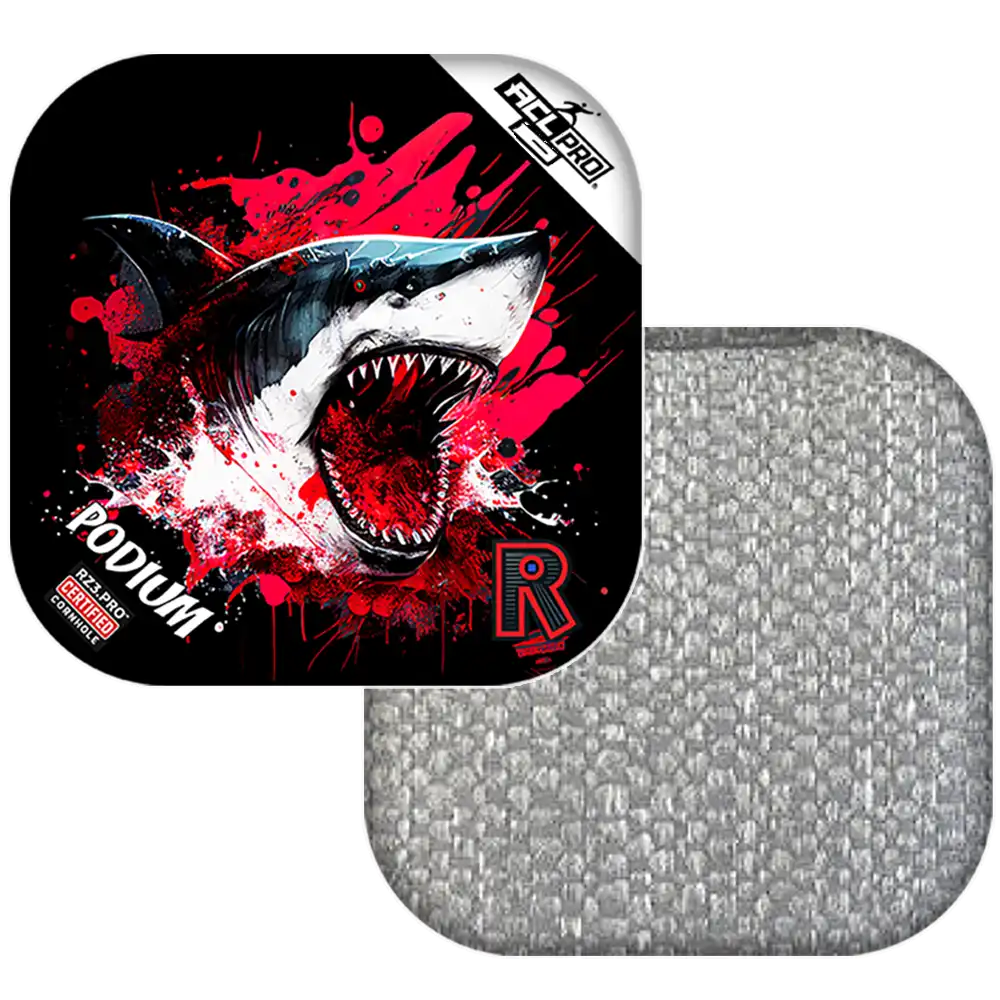 Podium | Shark Black Series | ACL PRO Razor Cornhole Bags