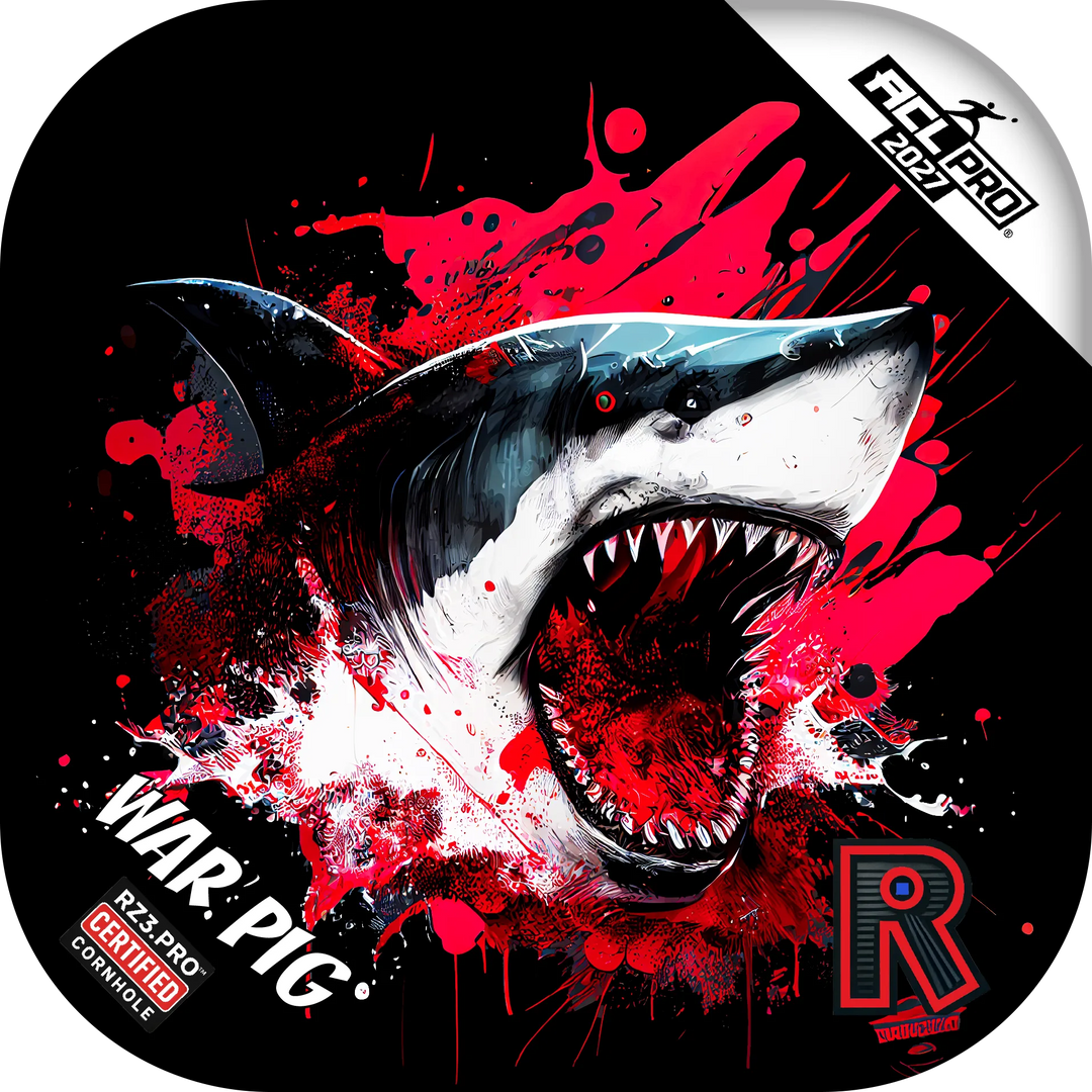 War Pig PRO Shark Black Series Cornhole Bags