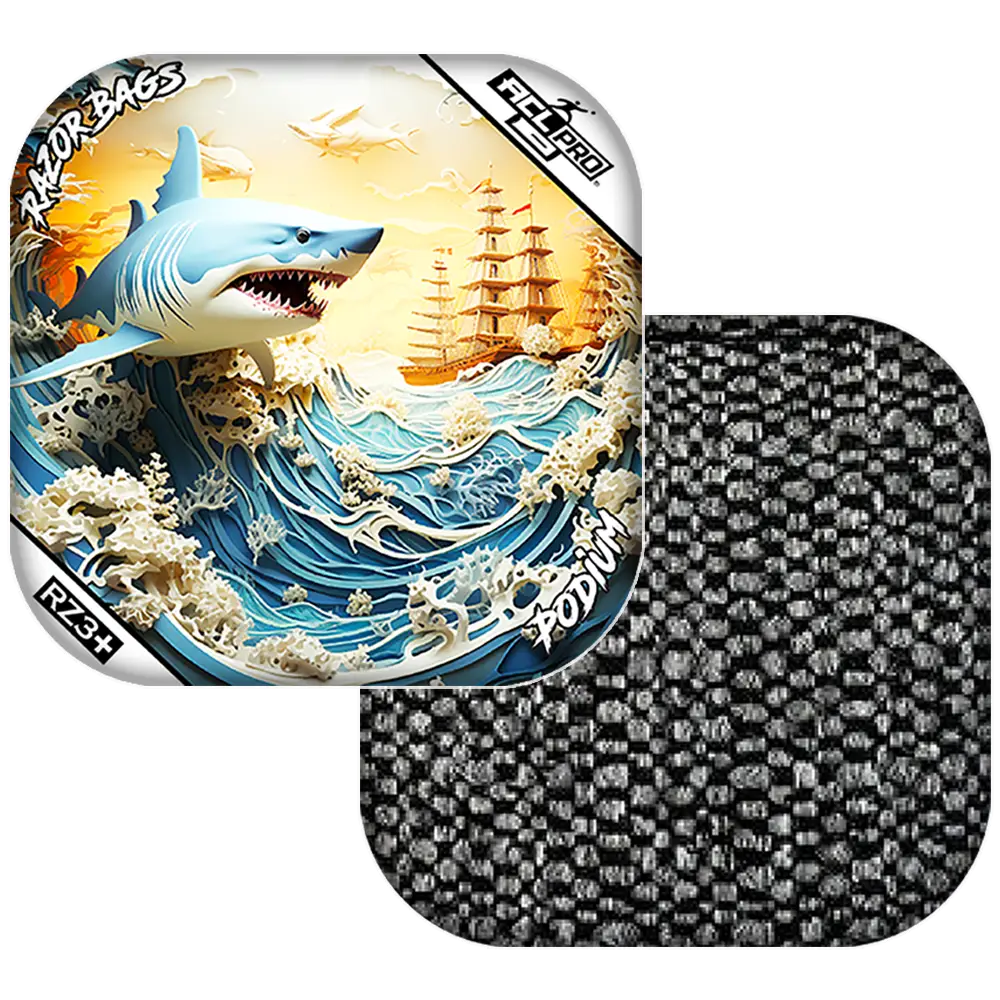 Podium | Shark 3D | ACL PRO Razor Cornhole Bags