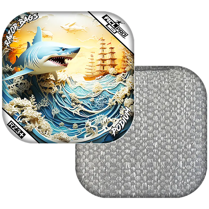 Podium | Shark 3D | ACL PRO Razor Cornhole Bags