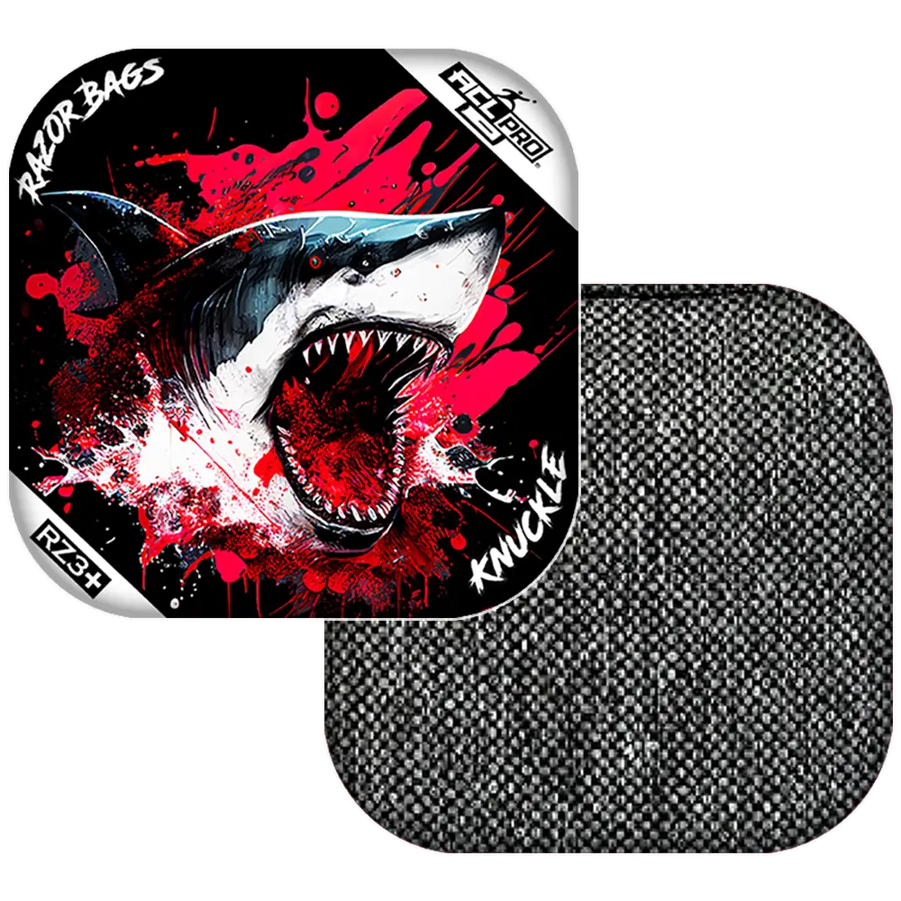 Knuckle | Shark Black Series | ACL PRO Razor Cornhole Bags