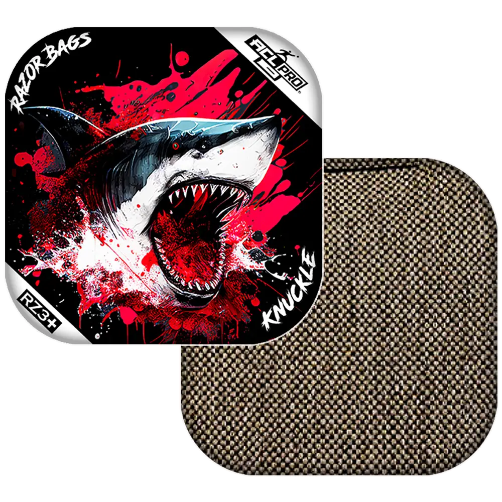 Knuckle | Shark Black Series | ACL PRO Razor Cornhole Bags