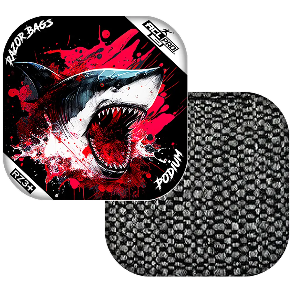 Podium | Shark Black Series | ACL PRO Razor Cornhole Bags