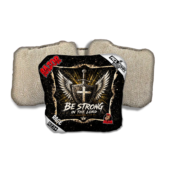 Rage COMP Shield Tan Back Cornhole Bags