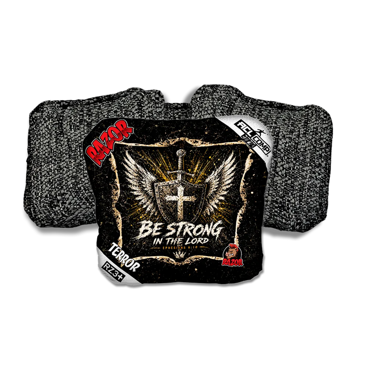 Terror COMP Shield Black Back Cornhole Bags