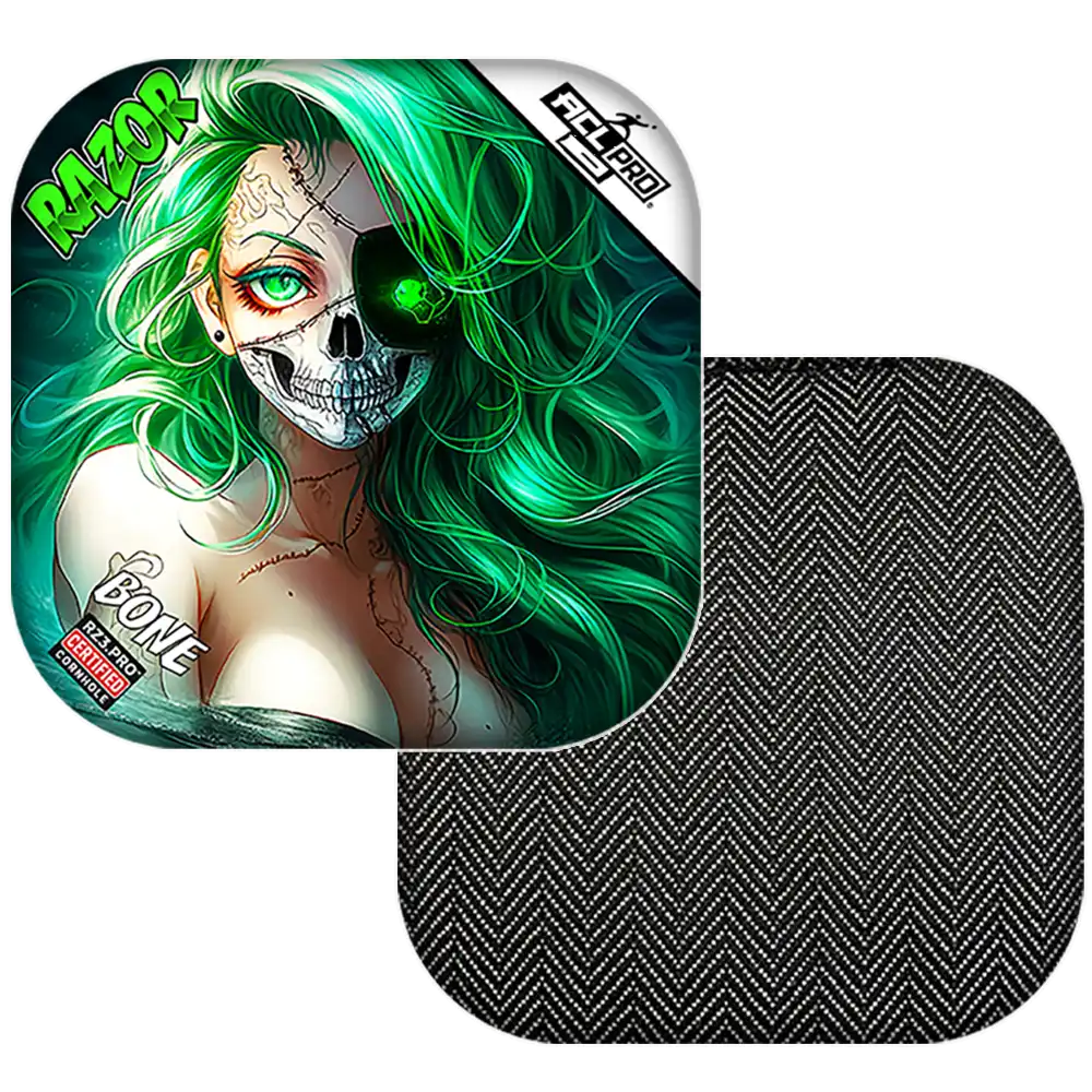 Bone | Skeleton Face | ACL PRO Razor Cornhole Bags