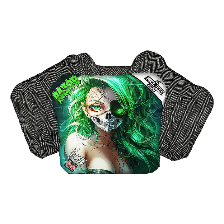 Bone | Skeleton Face | ACL PRO Razor Cornhole Bags