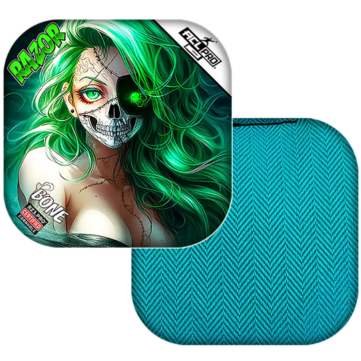 Bone | Skeleton Face | ACL PRO Razor Cornhole Bags