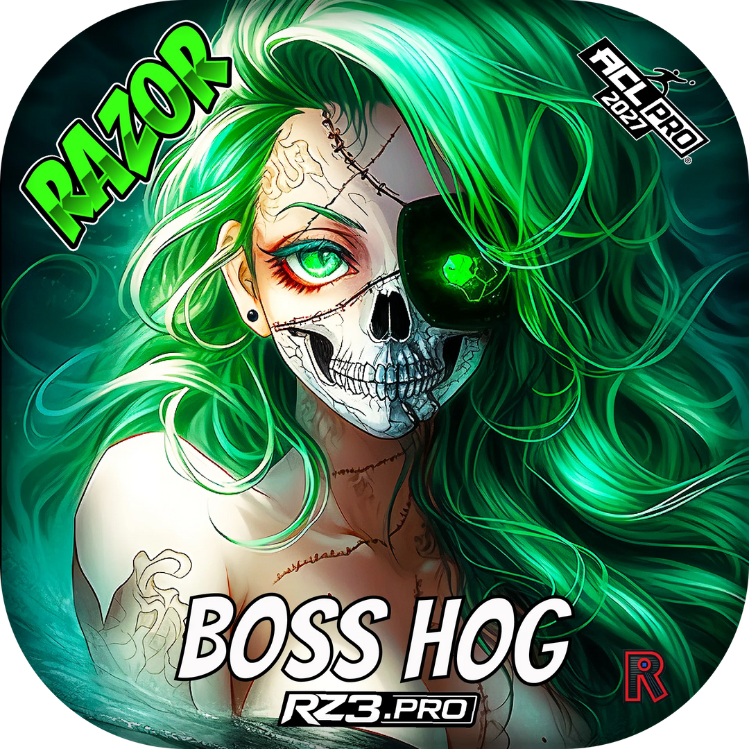 Boss Hog PRO Skeleton Face Cornhole Bags