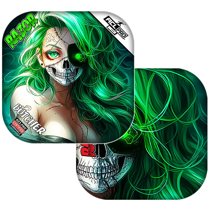 Butcher | Skeleton Face | ACL PRO Razor Cornhole Bags