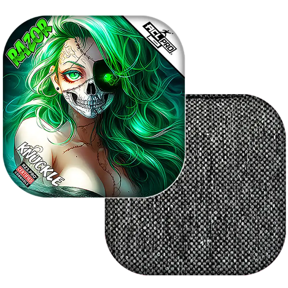 Knuckle | Skeleton Face | ACL PRO Razor Cornhole Bags