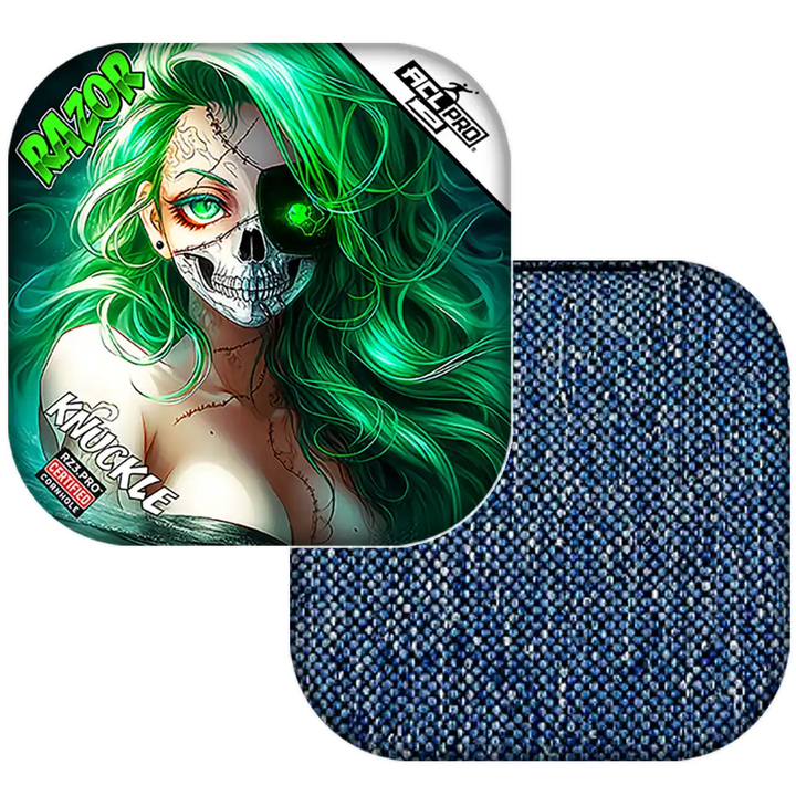 Knuckle | Skeleton Face | ACL PRO Razor Cornhole Bags