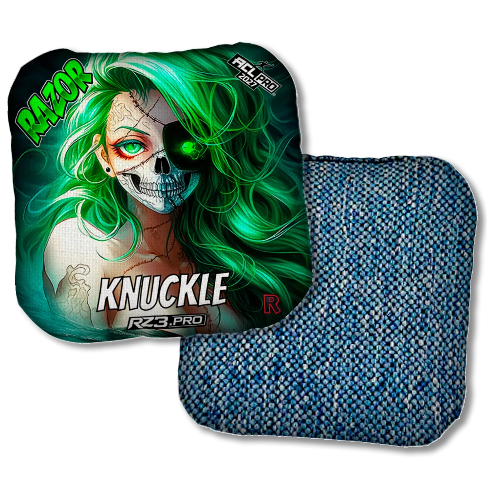 Knuckle PRO Skeleton Face Blue Back Product View