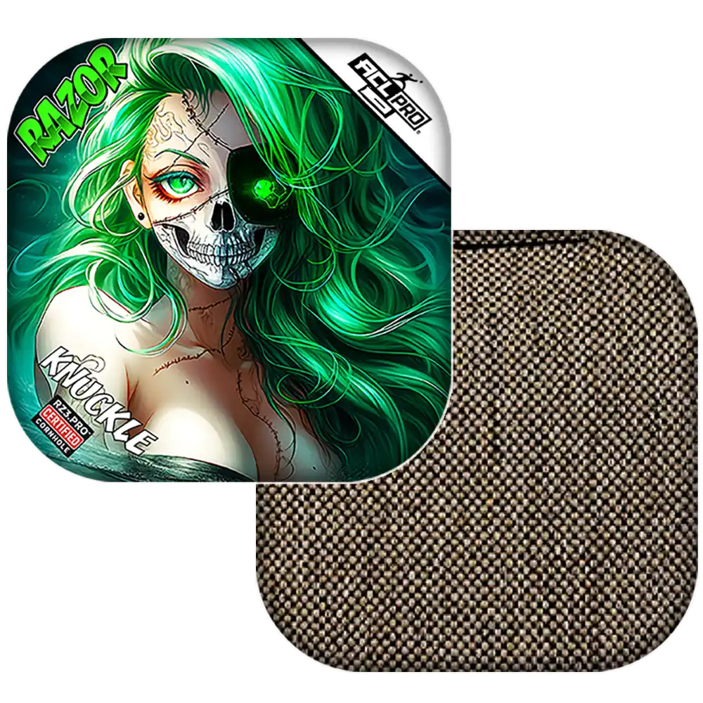 Knuckle | Skeleton Face | ACL PRO Razor Cornhole Bags