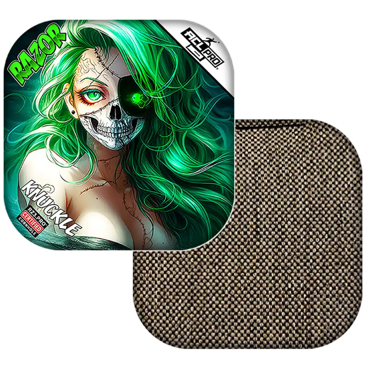 Knuckle | Skeleton Face | ACL PRO Razor Cornhole Bags
