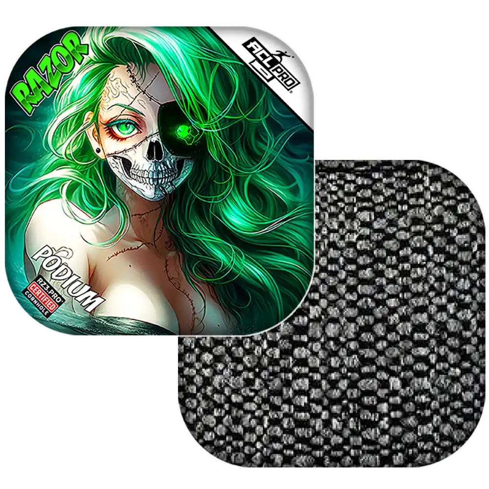 Podium | Skeleton Face | ACL PRO Razor Cornhole Bags