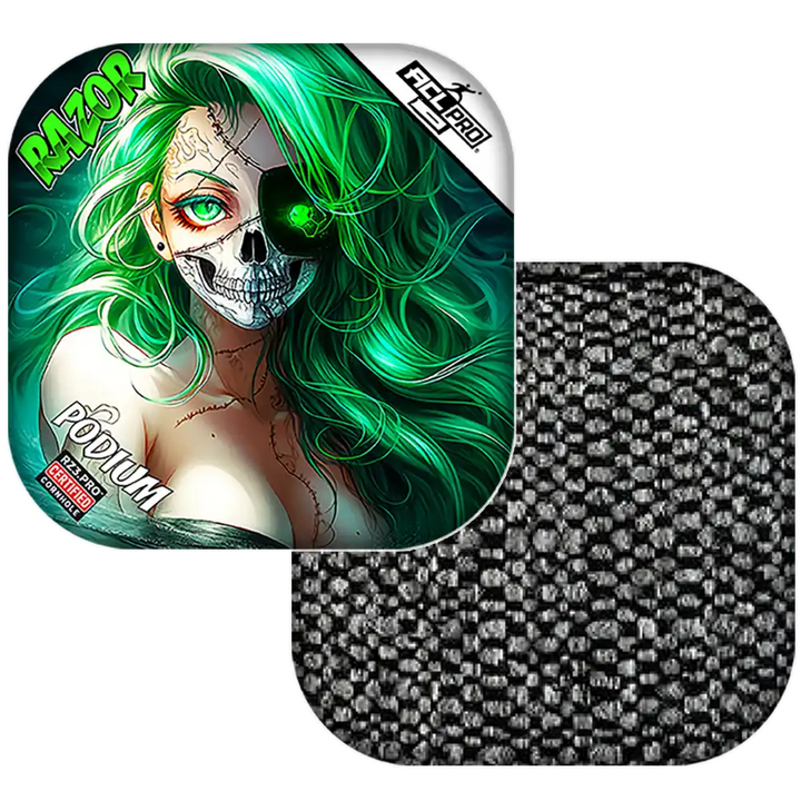 Podium | Skeleton Face | ACL PRO Razor Cornhole Bags