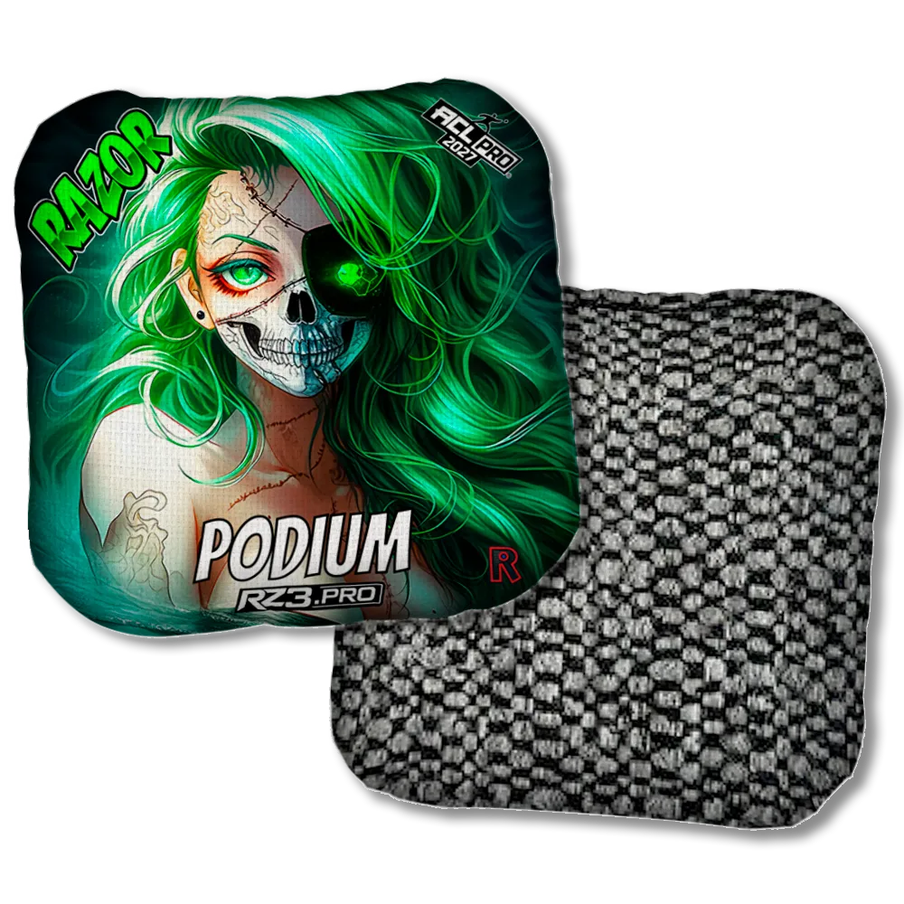 Podium PRO Skeleton Face Black Back Product View