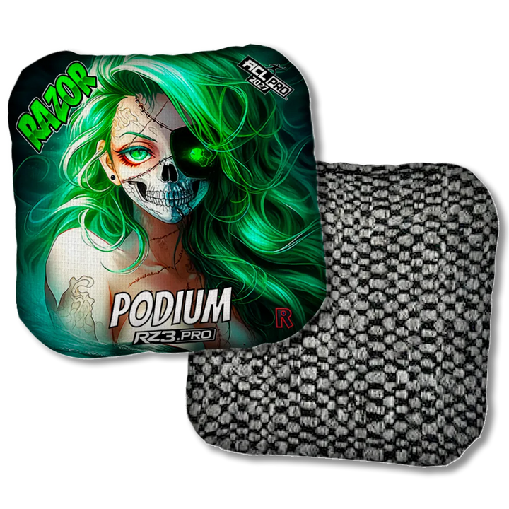 Podium PRO Skeleton Face Black Back Product View