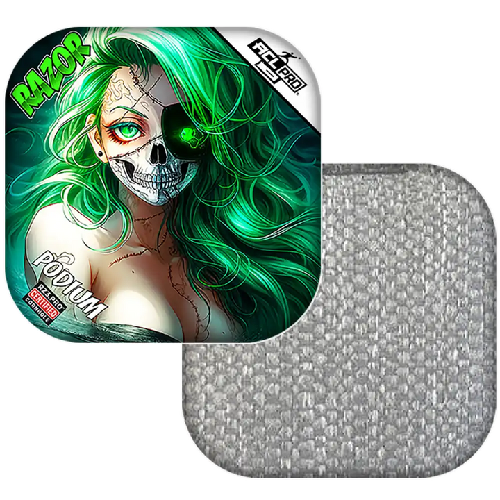 Podium | Skeleton Face | ACL PRO Razor Cornhole Bags