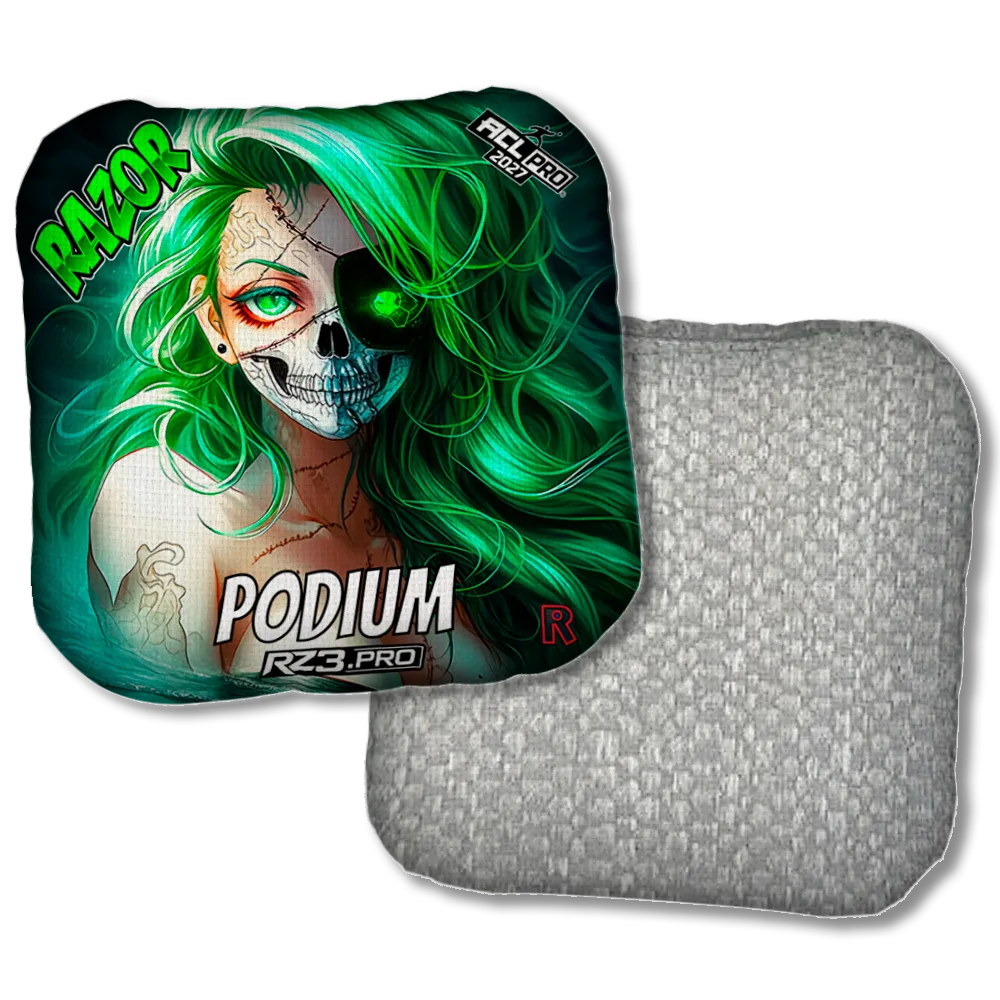 Podium PRO Skeleton Face Silver Back Product View