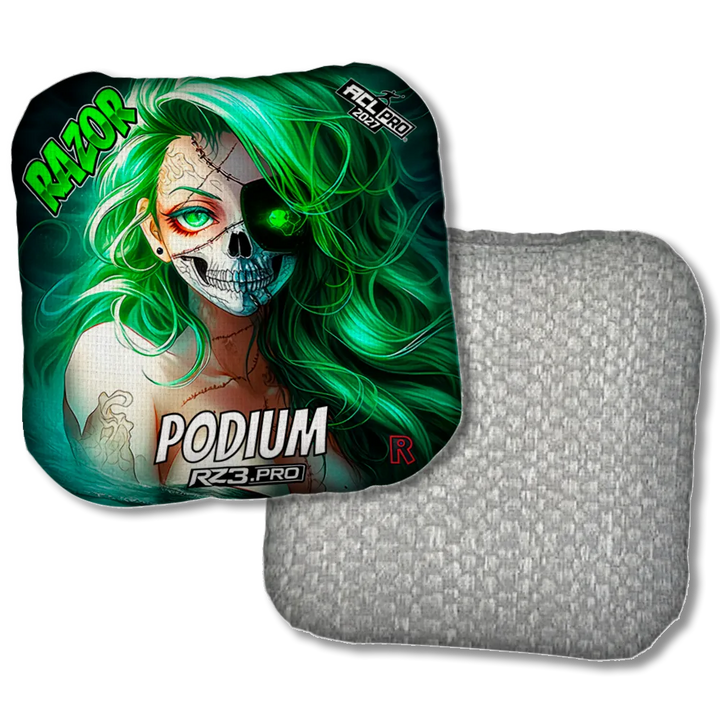Podium PRO Skeleton Face Silver Back Product View