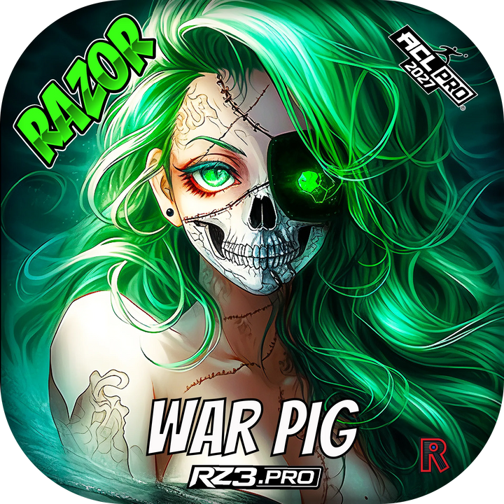 War Pig PRO Skeleton Face Cornhole Bags