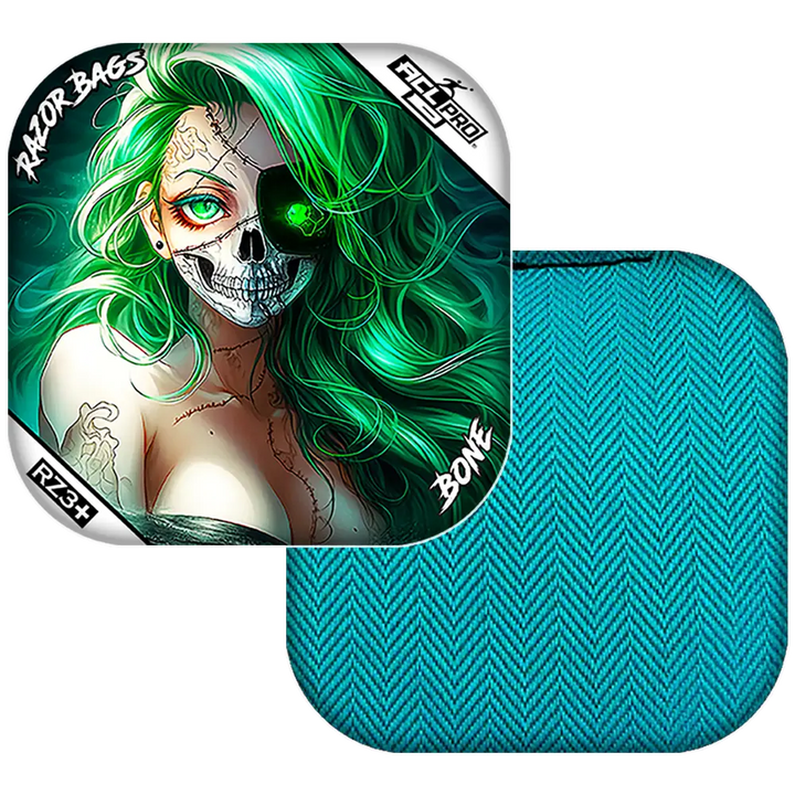 Bone | Skeleton Face | ACL PRO Razor Cornhole Bags