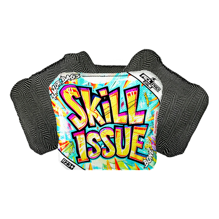 Bone | Skill Issue | ACL PRO Razor Cornhole Bags