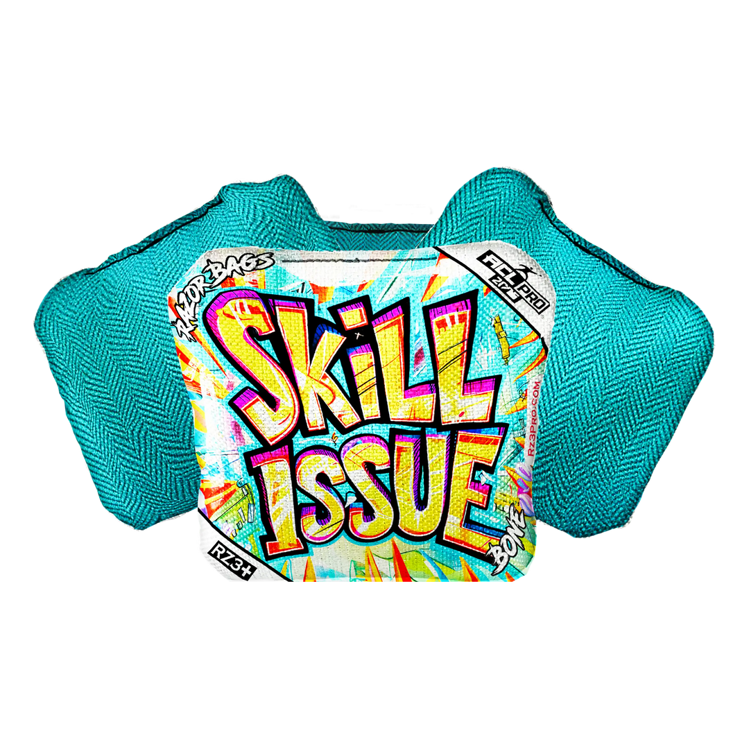 Bone | Skill Issue | ACL PRO Razor Cornhole Bags