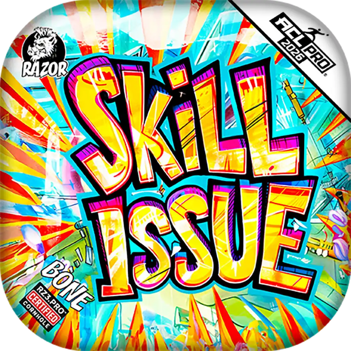 Bone | Skill Issue | ACL PRO Razor Cornhole Bags