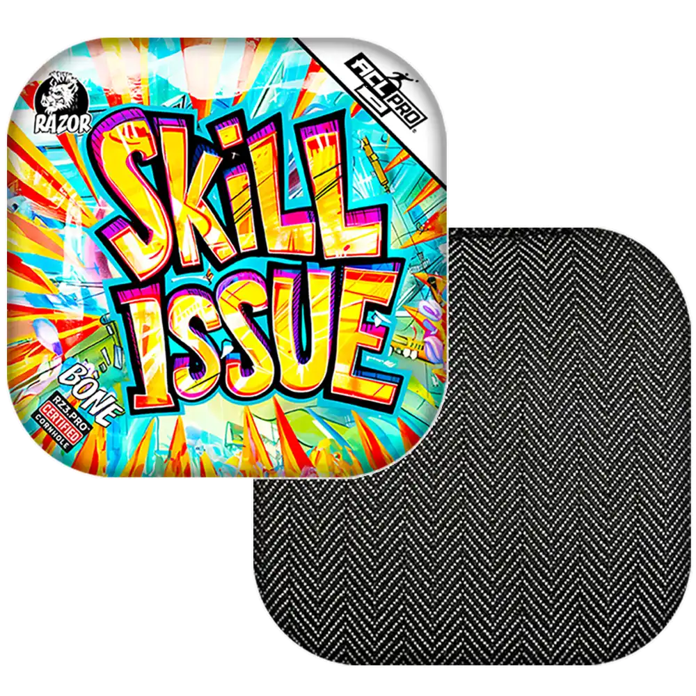 Bone | Skill Issue | ACL PRO Razor Cornhole Bags
