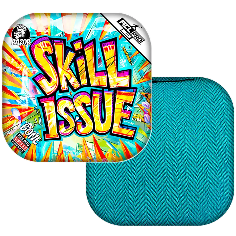 Bone | Skill Issue | ACL PRO Razor Cornhole Bags