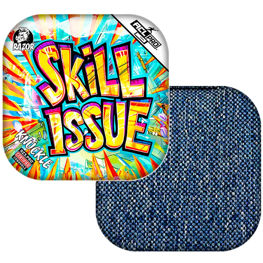 Knuckle | Skill Issue | ACL PRO Razor Cornhole Bags