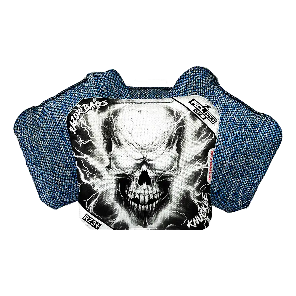 Knuckle | Skull Lighting Strike | ACL PRO Razor Cornhole Bags