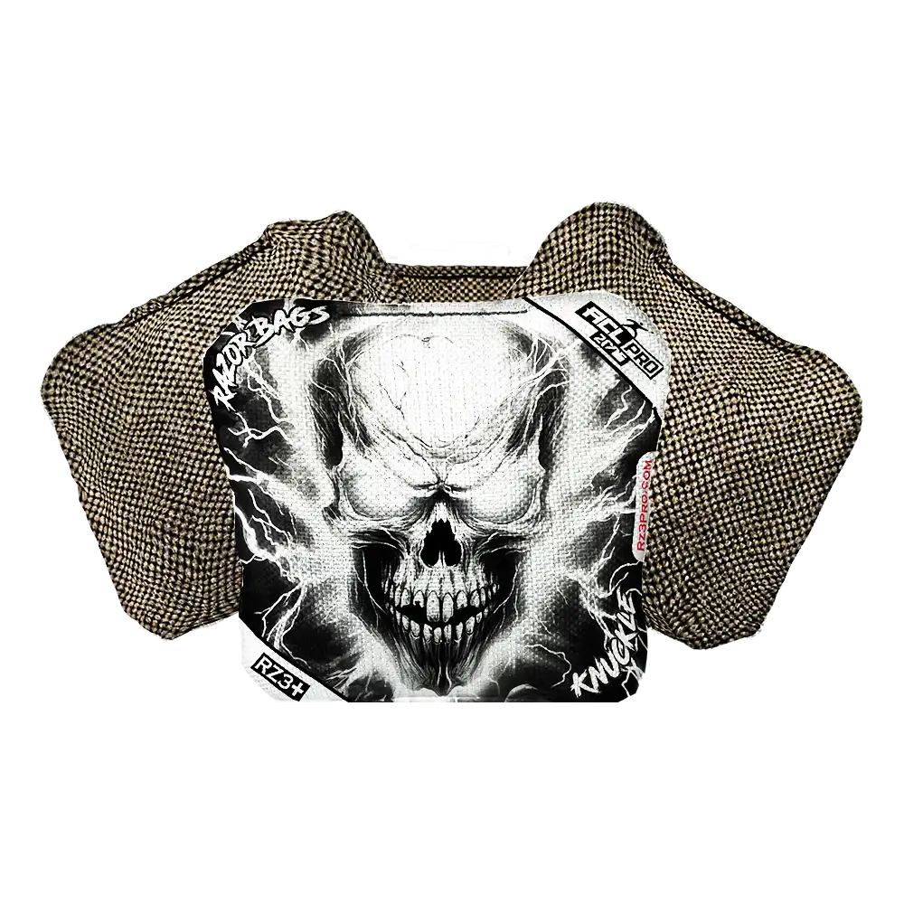 Knuckle | Skull Lighting Strike | ACL PRO Razor Cornhole Bags